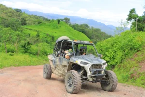 Driving through rural trails in a RZR is part of the best tours in Puerto Vallarta for nature and adventure lovers.