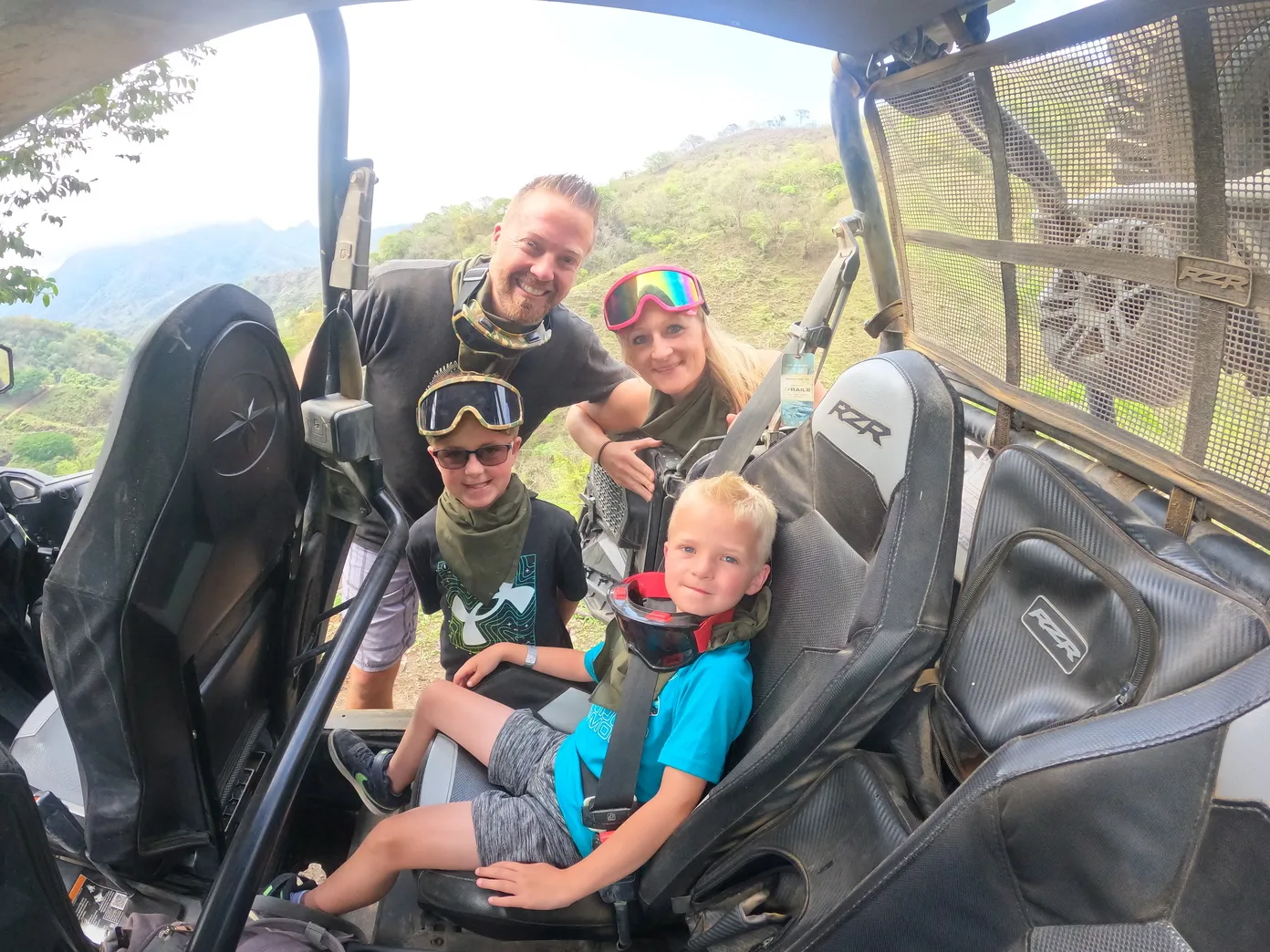 An RZR ride through mountain trails is a great addition to any family-friendly Puerto Vallarta itinerary.