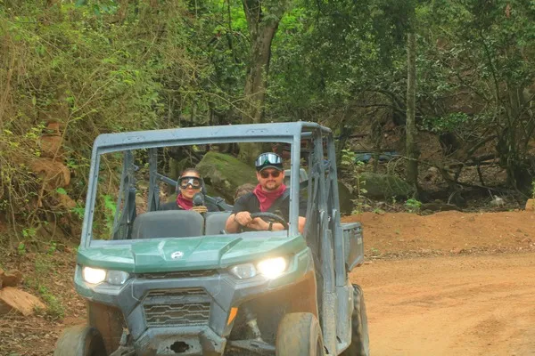 Off-road adventure through the jungle, exploring natural paths and feeling the excitement that defines The Best Tours in Puerto Vallarta.